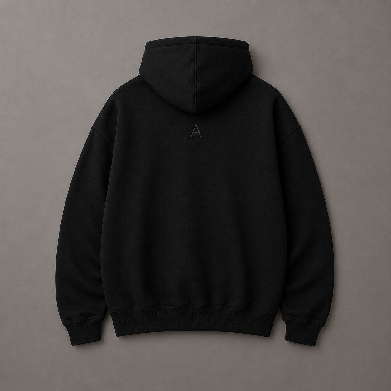 Premium Heavyweight Black Hoodie (AUREN STUDIOS)