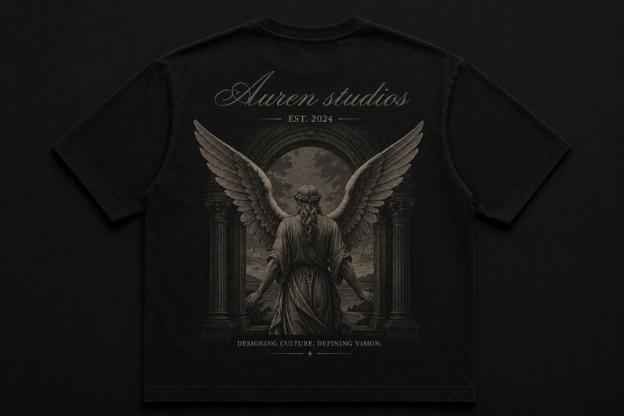 Vintage Angel Graphic T-Shirt (AUREN STUDIOS)