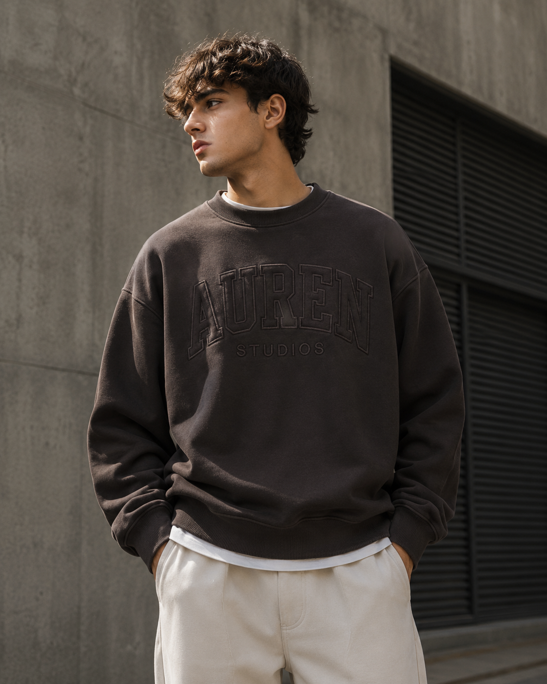 Premium Oversized Crewneck Sweatshirt (AUREN STUDIOS)