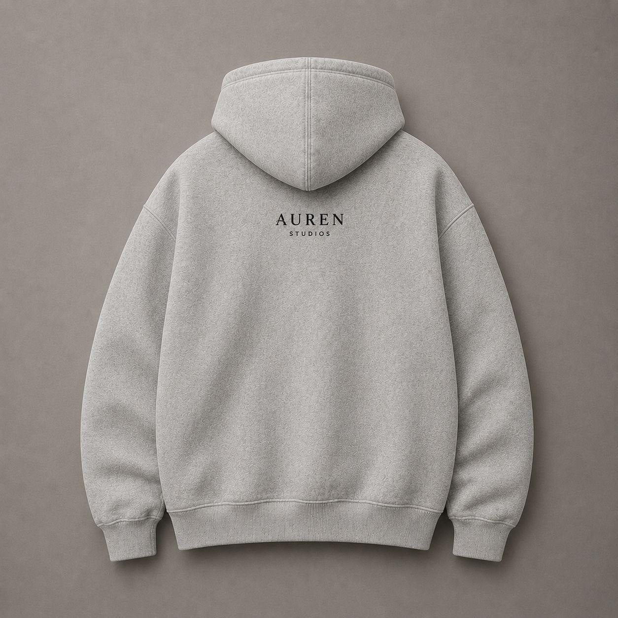 Premium Heather Gray Oversized Hoodie (AUREN STUDIOS)