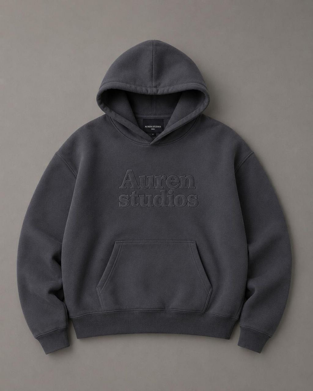Oversized Embroidered Streetwear Hoodie (AUREN STUDIOS)