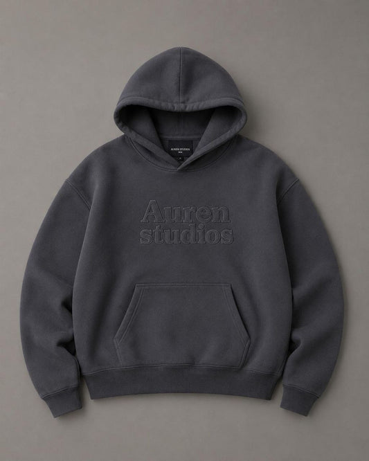 Oversized Embroidered Streetwear Hoodie (AUREN STUDIOS)