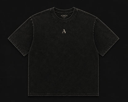 Vintage Washed Graphic Oversized T-Shirt (AUREN STUDIOS)