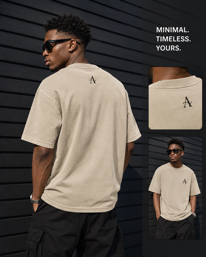 Oversized Camo Graphic T-Shirt (AUREN STUDIOS)