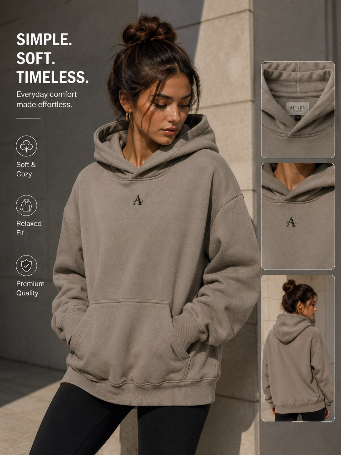 Premium Cotton Blend Hoodie (AUREN STUDIOS)